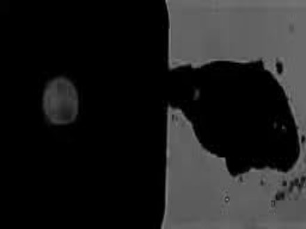 image of a bubble taken with a high speed camera